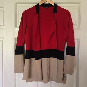 Carlisle fine gauge red, black and tan topper.